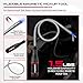 6-Piece Telescoping Magnetic Pickup Tools Set: 31in Portable Magnetic Pickup Stick, 25in Pen-Style Magnetic Pickup Tool, 20in Flexible Bendable Spring Magnet Stick with 4in 9in Magnet Parts Tray