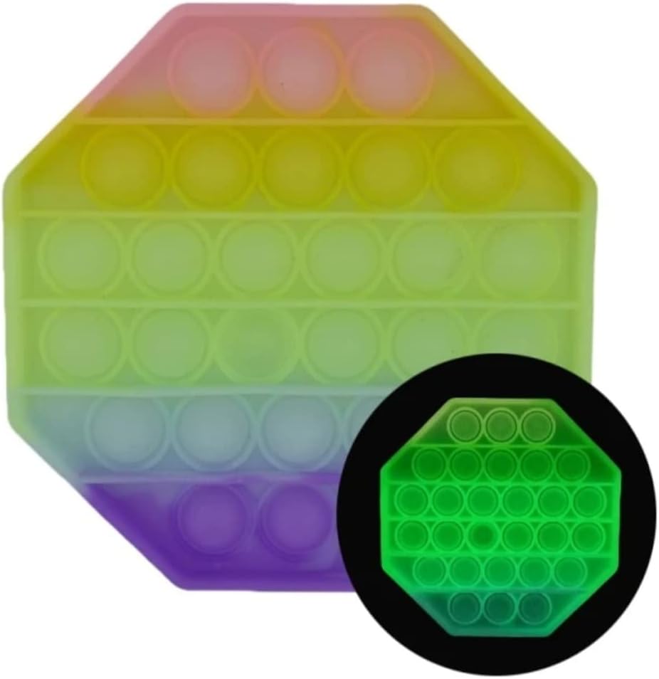 pop it Fidget Toys, pop it Fidget Toy Set | pop its Fidget Toys, pop it Toy, | pop Pit Fidget Toy, Rainbow pop it, Push pop Bubble Fidget Toy,Glow in The Dark (Apple Mac)