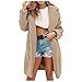 Dasongff Manteau Femme Hiver Longue Veste à Capuche énorme Peluche Manches Longues Blouson Veste Outwear Chaud Automne Hiver Parka Hoodie Coupe Vent Trench-Coat Manteau Trench Hooded Cardigan