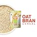 Wholly Moly! Oat Bran, Instant Oatmeal, Original 400g*4 Pack, High Fiber, No Sugar Added, All Natural, Vegan Friendly