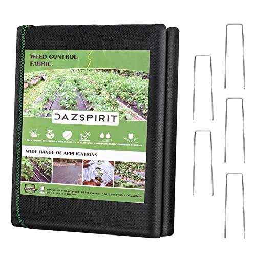 HOOPLE Tessuto Barriera Antierba Per Giardino | Blocco Resistente Per Erbacce, Facile Da Installare, Rotolo Di Qualità