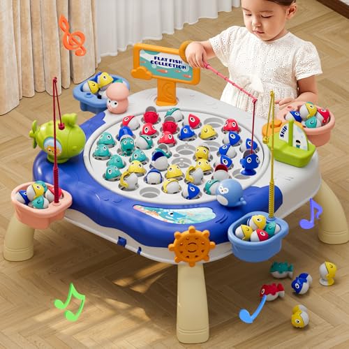 Juego de pesca magnético para niños de 1 a 8 años miniatura 1