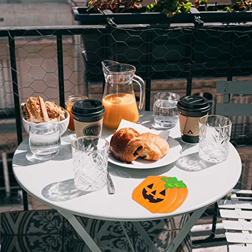 HEMOTON 27 PeÃ§as Guardanapos de Jantar de Halloween Guardanapos de Papel de AbÃ³bora Mesa de Hallow