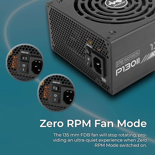 Fuente de poder InWin P130II ATX 1300W 80 Plus Platinum miniatura 4