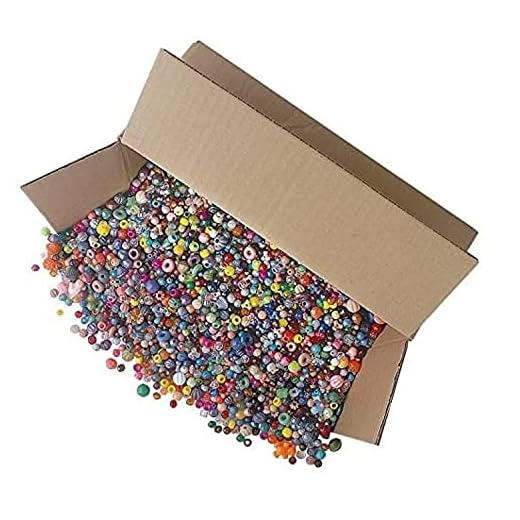 Miçangas para bijuteria The Beadery Bonanza, 2,2 kg, multicoloridas