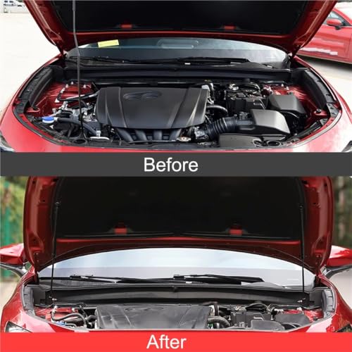 Support levage en acier inoxydable durable pour capot Mazda 3
