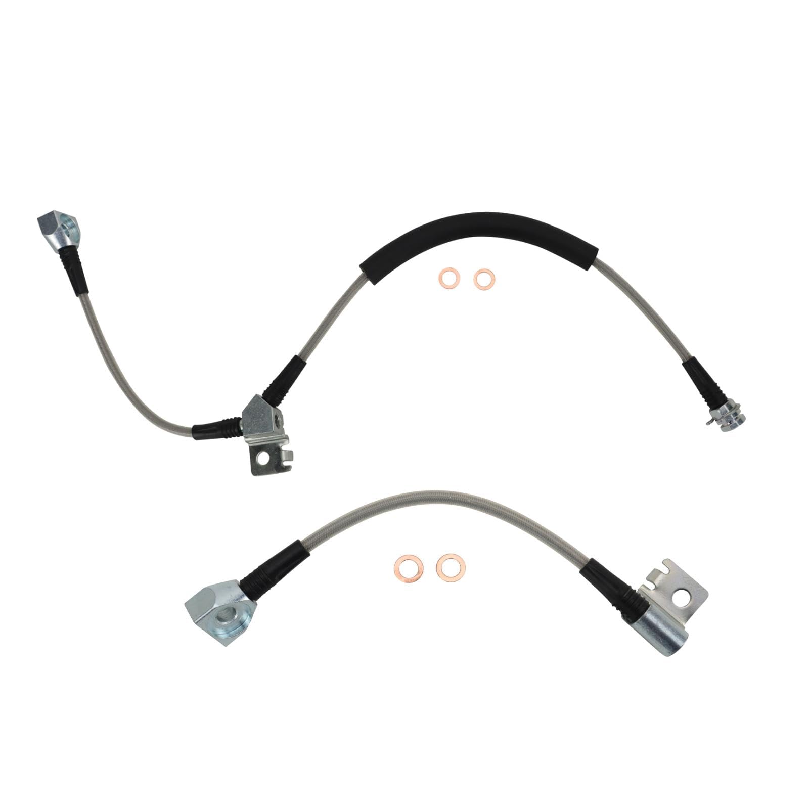 Amazon.com: TRQ Stainless Steel Performance Rear Brake Hose  