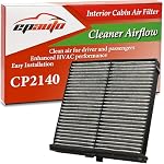 EPAuto CP2140 (CF12140) Cabin Air Filter Replacement for Toyota