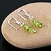 TGH Handmade Peridot Chips Earrings – Genuine Peridot – Renewal & Prosperity – 18K Gold Plated – Boho Yoga Style – Dangle Earrings – Perfect Mother’s Day & Birthday Gift