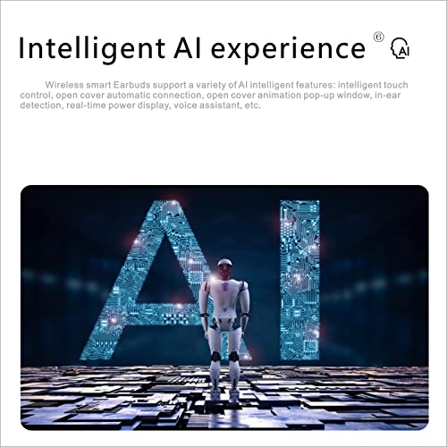 Scdd Bluetooth Earbuds Long Battery Life Wireless Earbuds Noise Cancelling Earbuds Hifi Stereo Effect Sport Earbuds Waterproof Ipx5 Earphones Compatible With Iphone Android White #TOP6