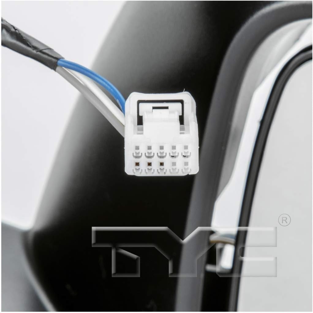 For Mitsubishi Lancer 2008 09 10 11 12 13 2014 Door Mirror Passenger Side | Power | Non-Heated | Textured | Replacement For 7632A094 | MI1321129