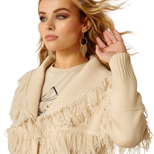 ARIAT Women's Luz Fringe Sweater4