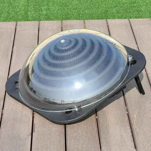 Naturii Riscaldatore Solare per Piscina 60×60×28 cm – Cupola solare – 30.000 BTU/giorno – Compatibile con pompe da 38 mm