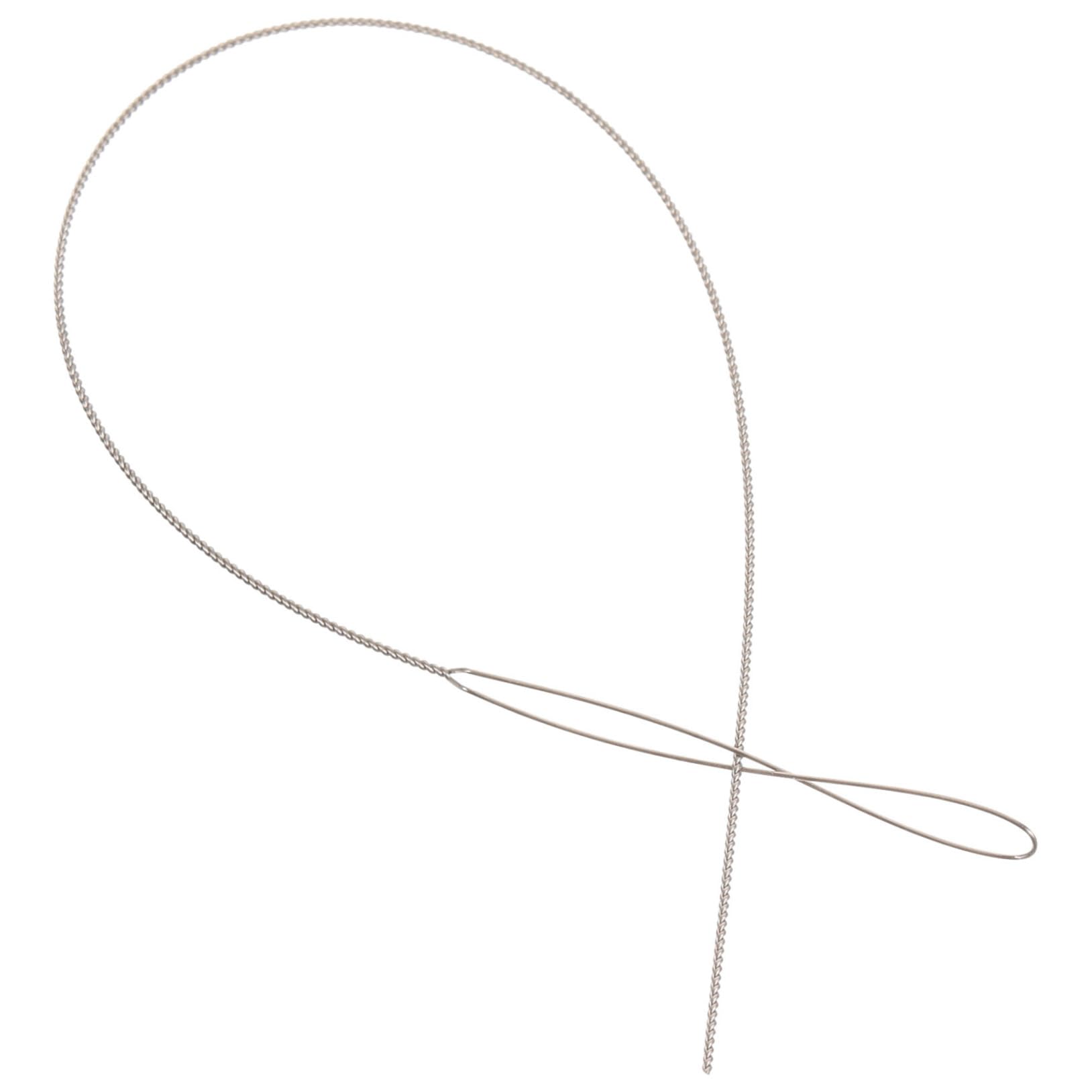 HOMSFOU 1 Pack Metal Beading Tool Beading Needle Needles Bead Crochet Hook Beading Hook Supplies Making Straight Needle Beading Maker Crotchet Sewing Beading Tool Bead Needle Iron Silver