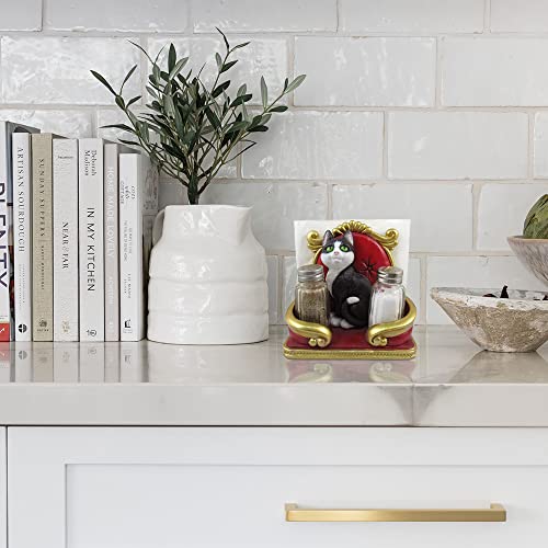 World of Wonders - Meow & Forever Series - Royal Catering - Collectible Decoratieve Smoking Kat Servethouder Zout… - Afbeelding 8