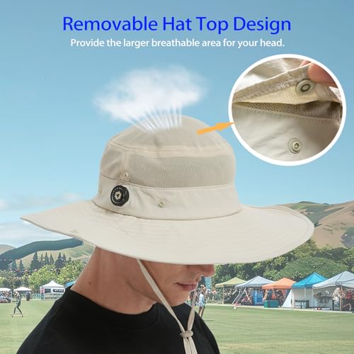 Sombrero de pesca para hombre con protección UV miniatura 4