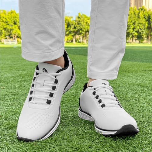Zapatos de golf para mujer impermeables y sin clavos con gran ajuste 2