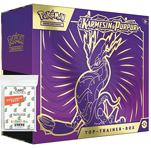 Pokemon Karmesin & Purpur - Purpur Top Trainer Box - Deutsch