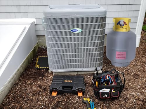 Flame King YSNR501 50 Pound Refrigerant Recovery Cylinder Tank , Gray