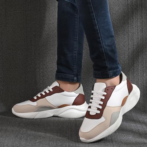 Image of Cruiser Mens Fashion Chunky Shoes|Bold & Trendy Design | Lightweight & Comfortable with Cushioned Insole | Men's Chunky Sneakers with Attitude |Perfect for Streetwear & Casual Outfits (Fleix)