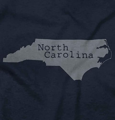 Miniatura 8 de North Carolina State Map Shape Souvenir NC Camiseta de manga larga para hombres y mujeres