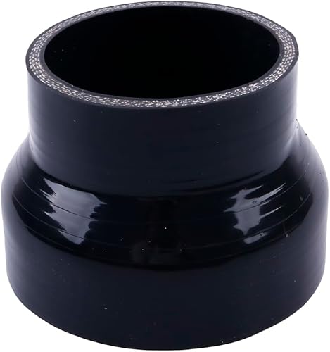 OHOB-COOL Acoplador reductor de silicona de 3 a 4 pulgadas, manguera reforzada, longitud 3 pulgadas, ID 3  a 4 (2.992-4.016 in), tubería