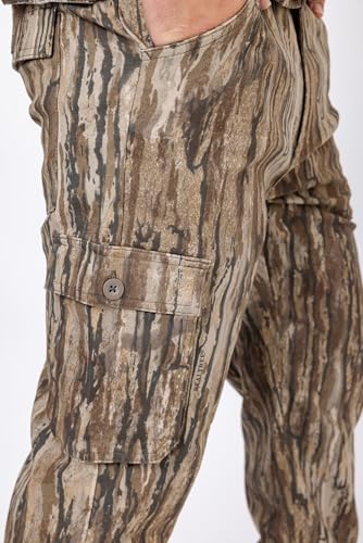 Realtree Men's Camo Hunting Pants, Mid Rise, Durable Cargo Pants with 6-Pocket, Regular Fit, Men's Outdoor Pants2