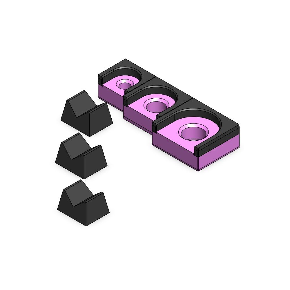 MagAttach Ratchet Organizer Kit (3 Piece Set, Pink/Black)