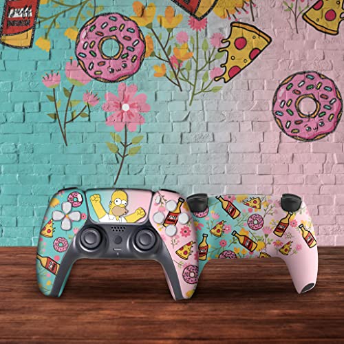 BABY CUDDLE BOX Simpsson Custom PS-5 Controller Wireless compatible with Play-Station 5 Console by BCB Controllers | Proudly Customized in USA with Permanent HYDRO-DIP Printing (NOT JUST A SKIN) - Thumbnail 7