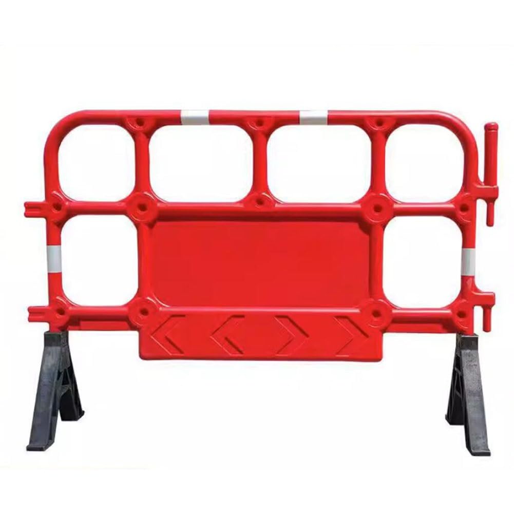 Barrière de sécurité routière mobile extensible pour balisage de zone de chantier