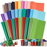 Shindel 120 Sheets Tissue Paper, 20x14 Inch Gift Wrapping Paper Bulk for DIY Crafts Gift Box Wrapping 20 Colors