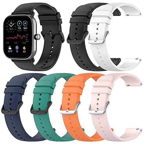 Adjustable Watch Strap Compatible with MAXTOP/GRV Quick Release Watch Bands for Women Men Silicone Replacement Bands for MAXTOP/GRV G15 R01 Smartwatch(Not for GRV N29)