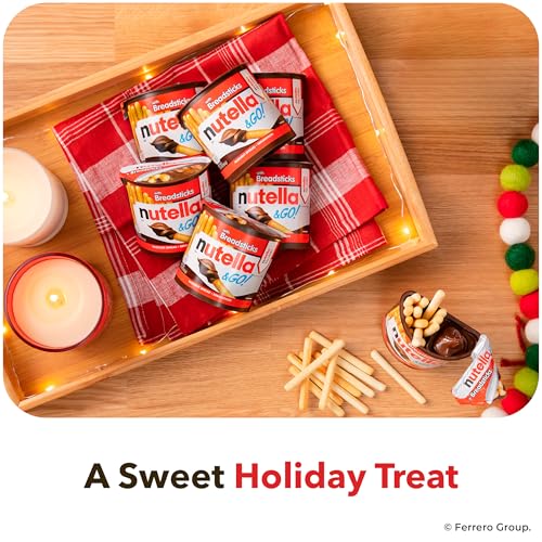 Nutella & GO! Bulk 12 Pack, Hazelnut and Cocoa Spread with Breadsticks, Stocking Stuffers, Snack Cups, 1.8 oz Each​ - Thumbnail 3