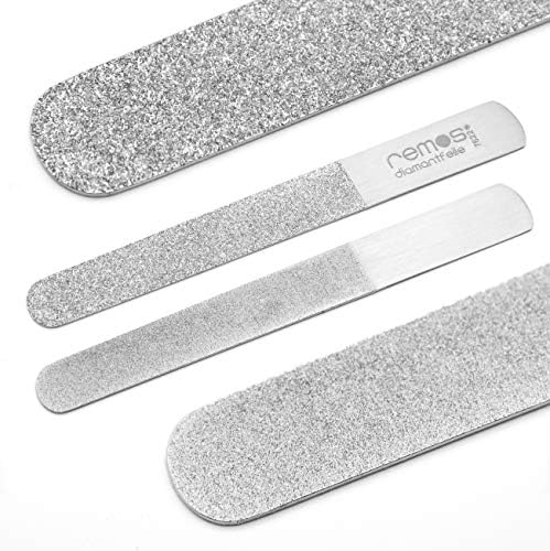 REMOS Diamond Nail File with Very Rough and fine Side - Also for Callus 15 cm