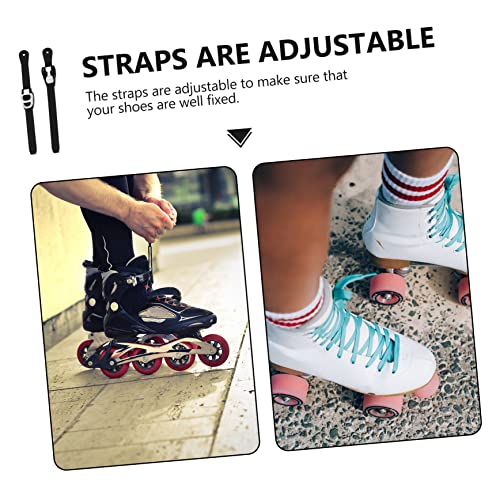 VANZACK 2 Peças Tiras De Skates Para Meninas Acessórios Para Meninos Para Meninas Cinta De Patinação