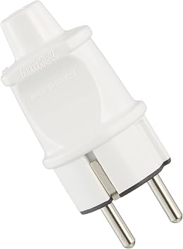 Makel Accessory Grounded Male Plug Cordless White