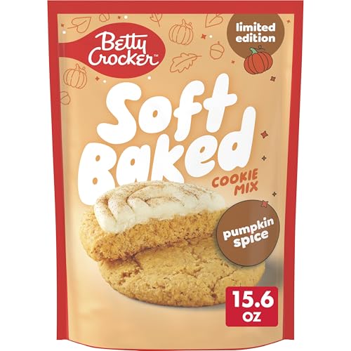Betty Crocker Soft Baked Cookie Mix Pumpkin Spice Flavored 15.6oz