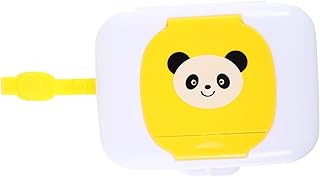 Totority 2 Peças Caixa De Lenços Umedecidos Caixa Receptáculo Externo Para Lenços Umedecidos Recém-Nascidos Porta-Lenços Porta-Lenços Externos Porta-Lenços Úmidos De Viagem Porta-Lenços