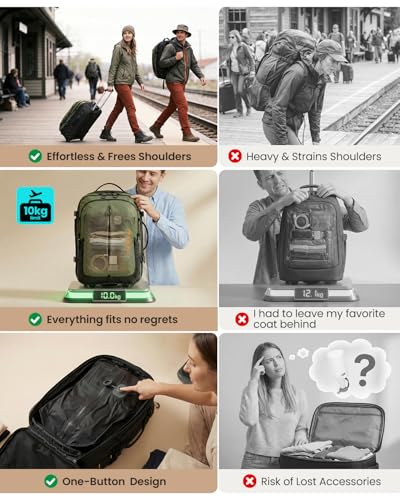 Fanwoli Rolling Vacuum Backpack