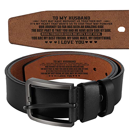 CHARM GLOBAL Personalized Gifts For Men-Mens Belts-Personalized Belts For Men-Genuine Leather Belts-Engraved Belts-Gifts For Boyfriend-Gifts For Men-LB39 (Black, S-39รขโฌย(99cm)x1.75รขโฌย (4.4cm)) CHARM GLOBAL Personalized Gifts For Men-Mens Belts-Personalized Belts For Men-Genuine Leather Belts-Engraved Belts-Gifts For Boyfriend-Gifts For Men-LB39 (Black, S-39รขโฌย(99cm)x1.75รขโฌย (4.4cm))