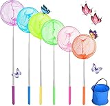 【Función】- Puede atrapar o liberar mariposas y otros insectos sin dañarlos. Muy adecuado para que los niños de todas las edades jueguen y se entretengan al aire libre. Adecuado para atrapar insectos, mariposas, mariquitas, orugas, luciérnagas, peces pequeños y todos los demás objetos que atraen a los niños.