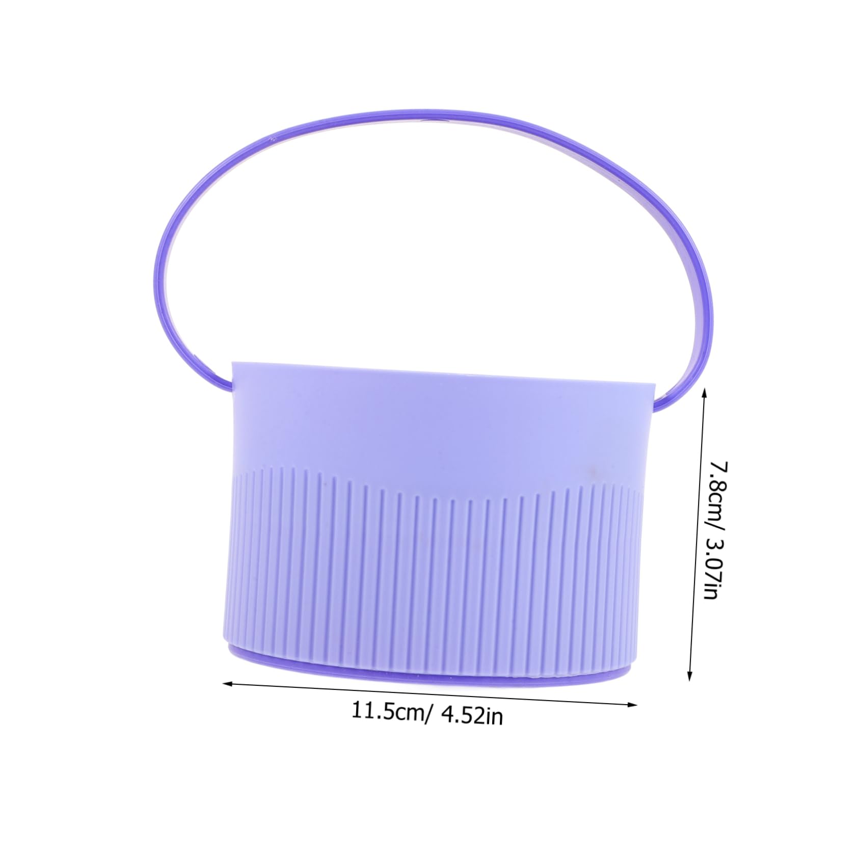 OUNONA Beauty Storage Box Brushes Shaped Cosmetic Makeup Brush Holder Dry Makeup Tool Cleaning Clear Washer Rinsing Bowl Brush Cleaning Tools Makeup Supply Purple