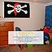 Bandera De Barco Pirata Pata Palo ✔️ Grande Súper Resistente ✔️ Para...