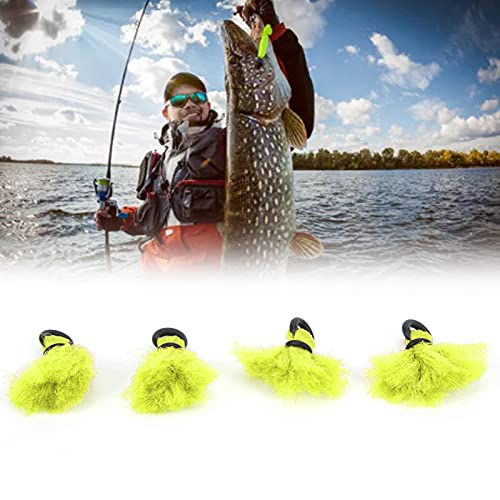 POENVFPO Drift Float IndicatorsYarn Float Indicators,Fly Fishing Yarn Strike Indicatorsfor Fly Fishing AccessoriesFly Tying Materials (Fluorescent Yellow) - Image 3