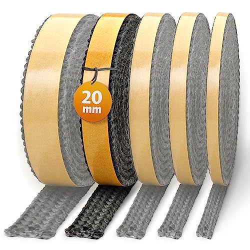 Hitzebeständiges Dichtband - Selbstklebend, Glasgewebe hitzebeständig bis 550°C. Länge 3 Meter. für Kamin, Ofen, Ofenrohre, Reinigungsklappen. Made in Germany (20x3mm) Hitzebeständiges Dichtband - Selbstklebend, Glasgewebe hitzebeständig bis 550°C. Länge 3 Meter. für Kamin, Ofen, Ofenrohre, Reinigungsklappen. Made in Germany (20x3mm)