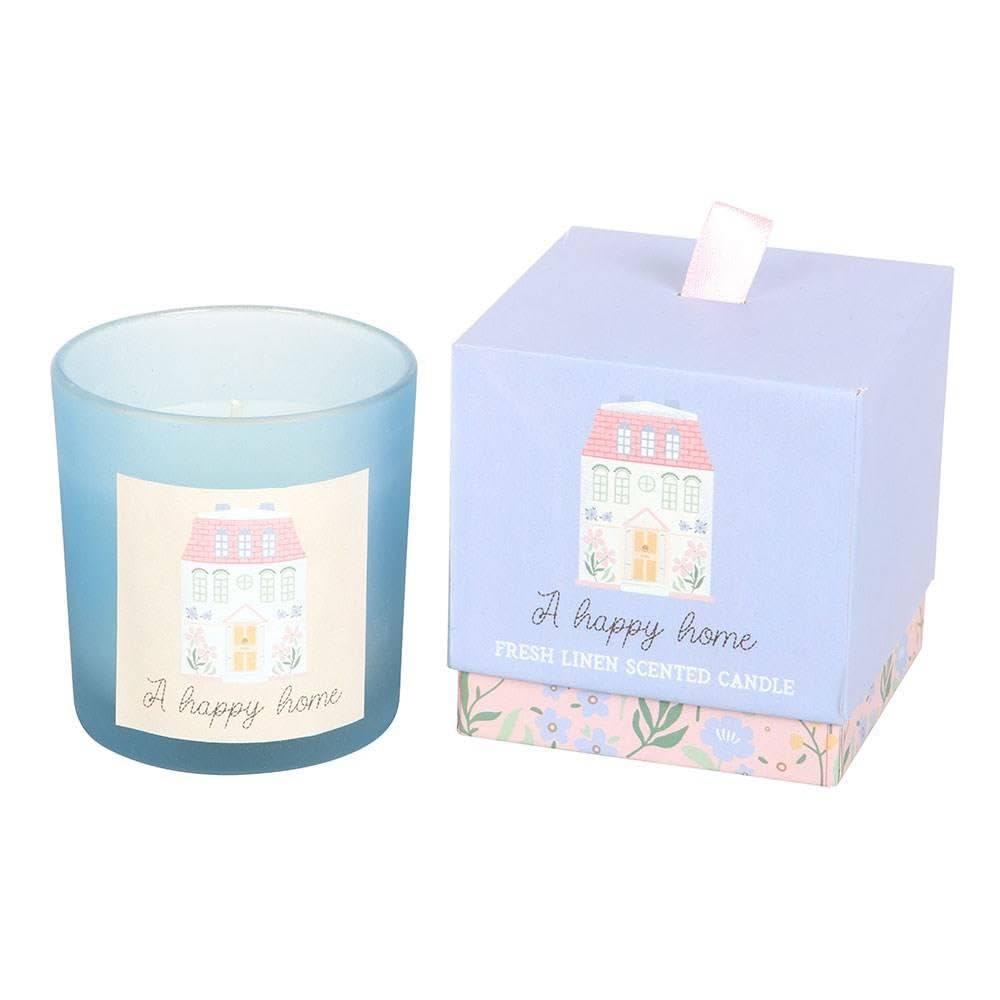 Quitting Hollywood Multicoloured A Happy Home Fresh Linen Candle