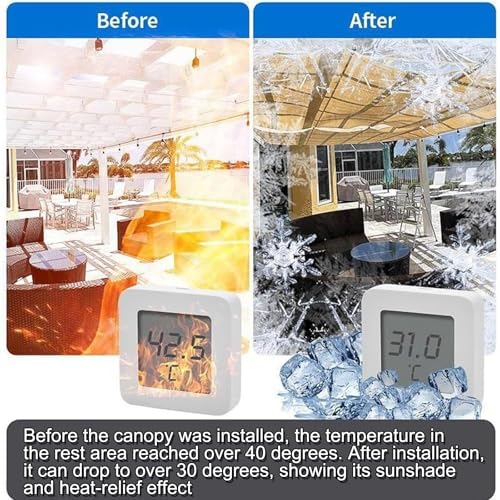 Pare-soleil rétractable pour pergola, auvent imperméable haut de gamme
