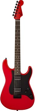 جيتار كهربائي Charvel Pro-Mod Plus So-Cal Style 1 - أحمر فيراري، لوحة أصابع من خشب الأبنوس