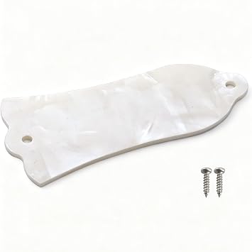 Natural White Pearl Shell Guitar Truss Rod Cover 2-Hole For Gibson LP/SG Les Paul Electric Guitar