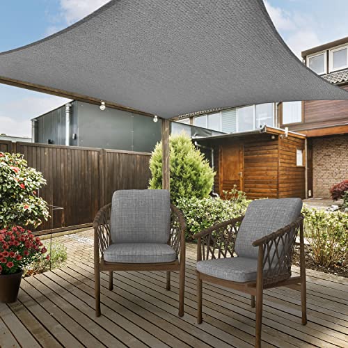 AsterOutdoor Toldo retangular para toldo de sol 3,5 cm x 33,5 cm dossel de bloco UV para pátio quint